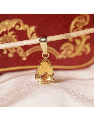 Pendentif citrine poire 2023