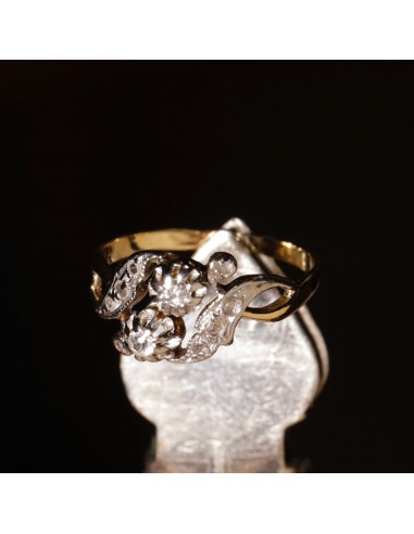 Bague ancienne 1900 roses de diamants JUSQU'A -70%! 