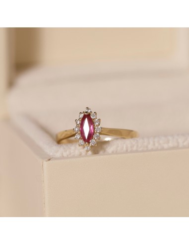 Bague Songe rubis diamants livraison gratuite