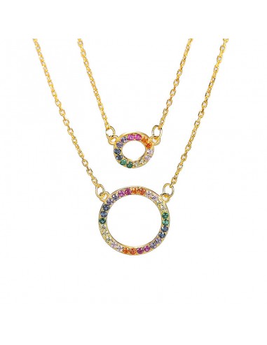 COLLIER DOUBLE RAINBOW Comparez plus de prix