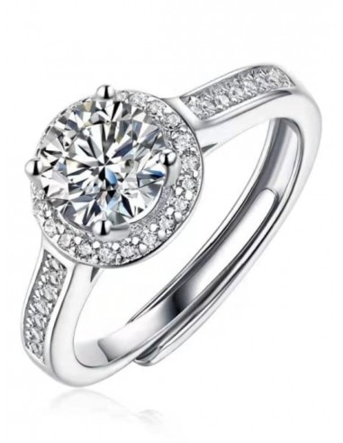 BAGUE  MOISSANITE SWEET JANE RONDE shop