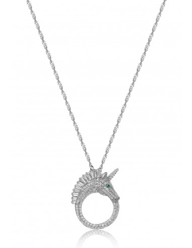 COLLIER LICORNE brillant des détails fins