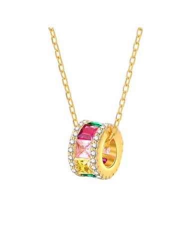 COLLIER JAUNE RAINBOW de pas cher