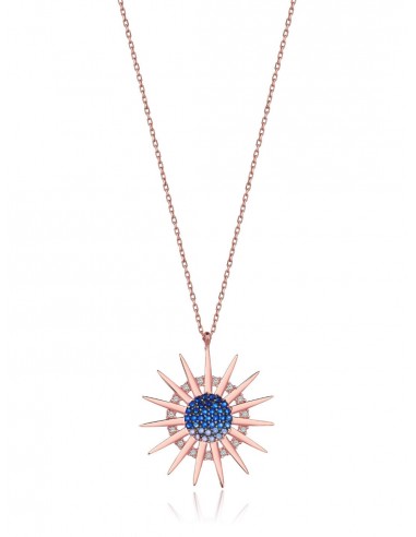 COLLIER MÉDAILLON BLUE LAGOON Toutes les collections ici