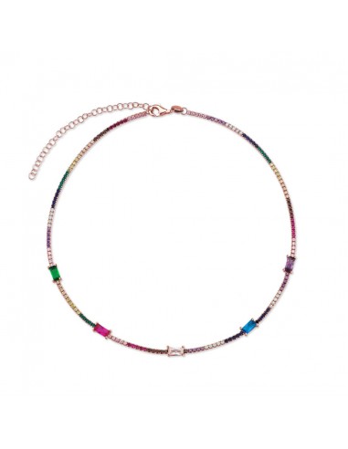 COLLIER CHOKER RAINBOW Livraison rapide