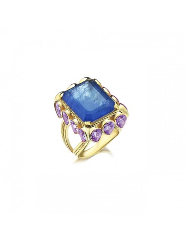 BAGUE ÉDITH BLEU/ VIOLET l'évolution des habitudes 