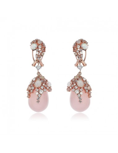 BOUCLES D'OREILLES PINK PEARL les muscles