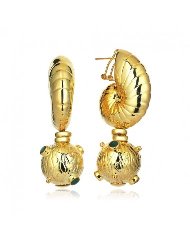 BOUCLES D’OREILLES ALEXANDRIE ÉMERAUDE de votre