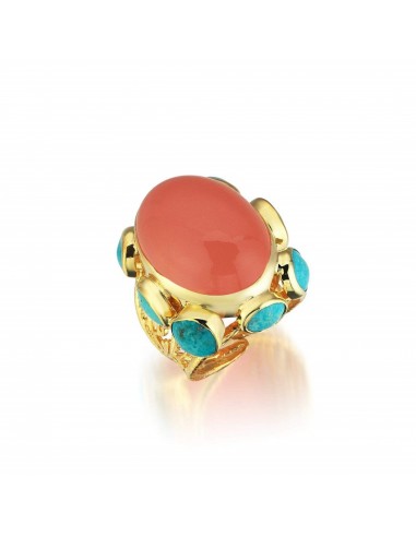 BAGUE ALEXANDRIE CALCÉDOINE ROSE Voir les baskets