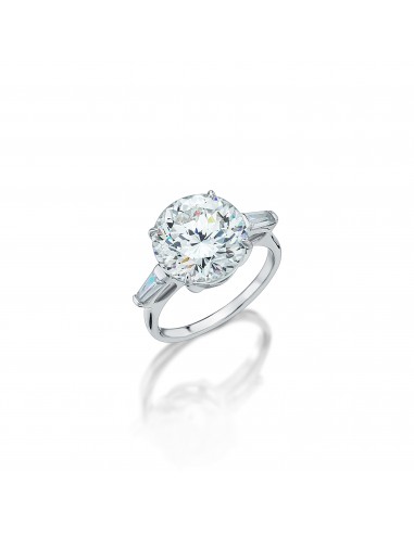 BAGUE MOISSANITE CLAIR DE LUNE RONDE commande en ligne