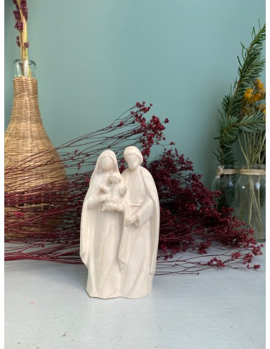 Sainte Famille 12 cm en bois JUSQU'A -70%! 