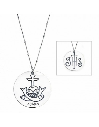 Collier Femme Amen IHS - PANI&PESCI GRANDE 55MM commande en ligne