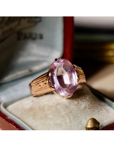 Bague vintage pierre violette de la marque